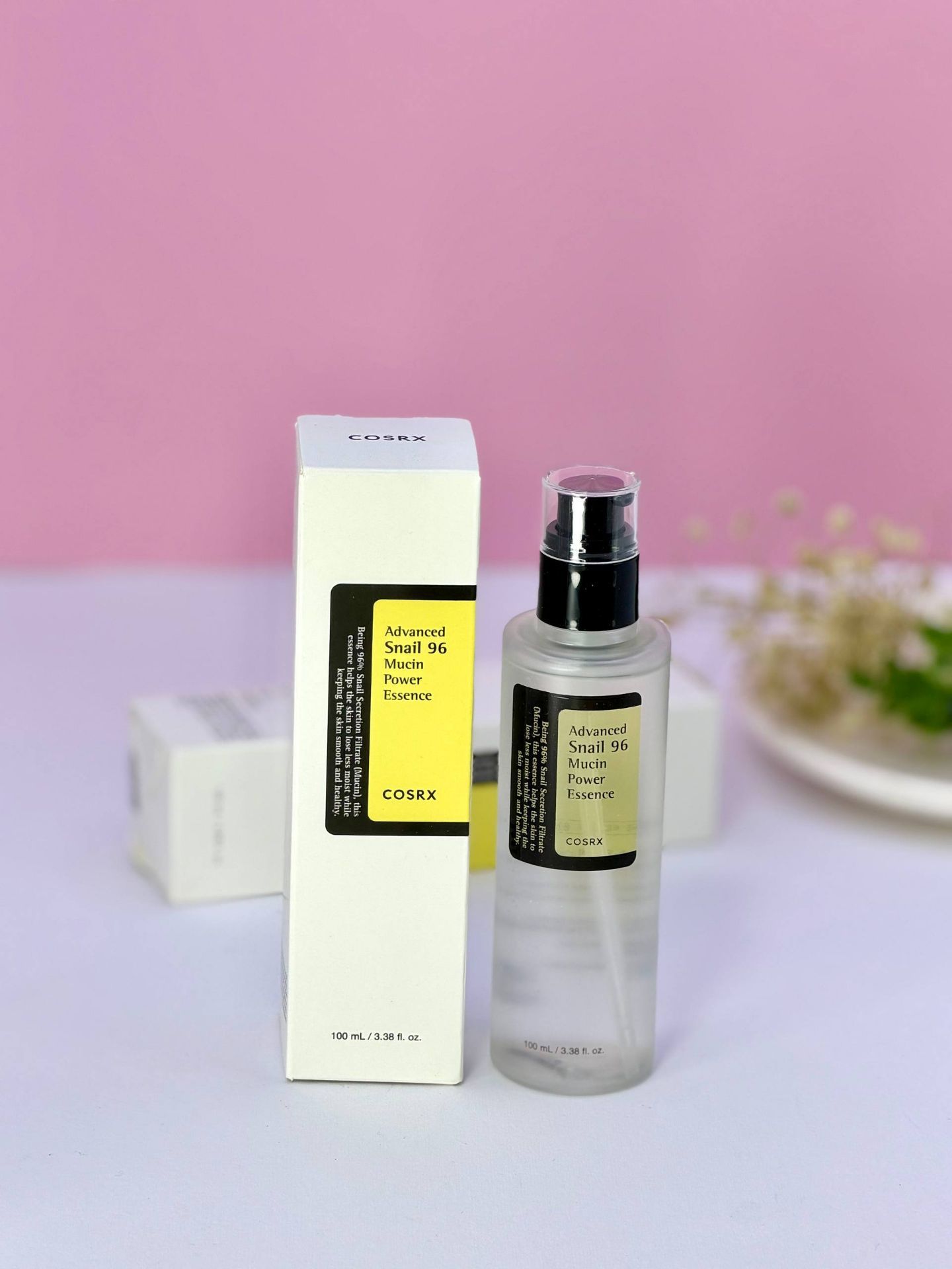 اسنس صورت مدل Advanced Snail 96 Mucin | مناسب انواع پوست | حجم 100 میلی‌لیتر | کیفیت قابل اعتماد